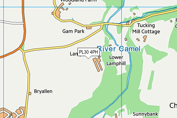 PL30 4PH map - OS VectorMap District (Ordnance Survey)