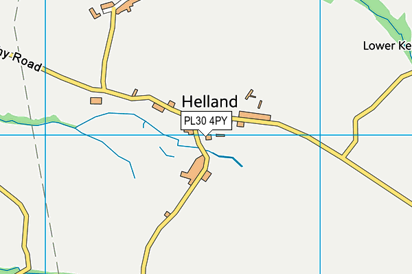 PL30 4PY map - OS VectorMap District (Ordnance Survey)