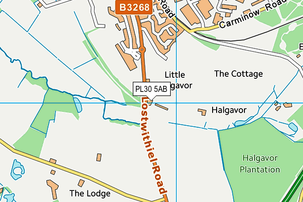 PL30 5AB map - OS VectorMap District (Ordnance Survey)