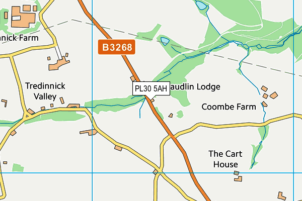 PL30 5AH map - OS VectorMap District (Ordnance Survey)