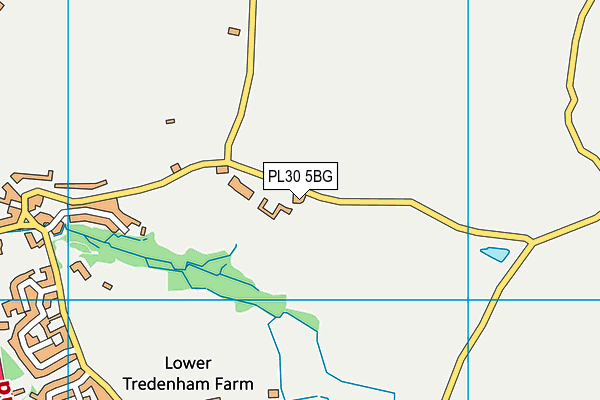 PL30 5BG map - OS VectorMap District (Ordnance Survey)