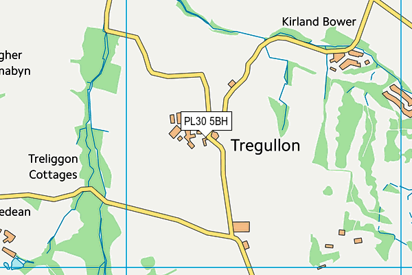 PL30 5BH map - OS VectorMap District (Ordnance Survey)