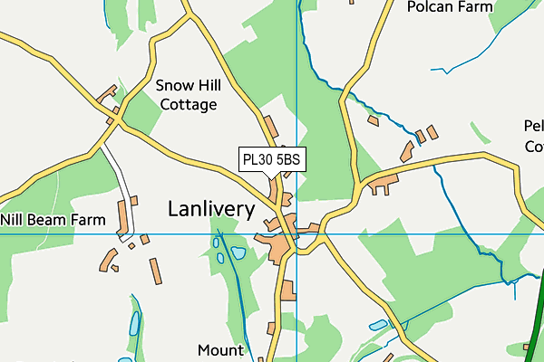 PL30 5BS map - OS VectorMap District (Ordnance Survey)