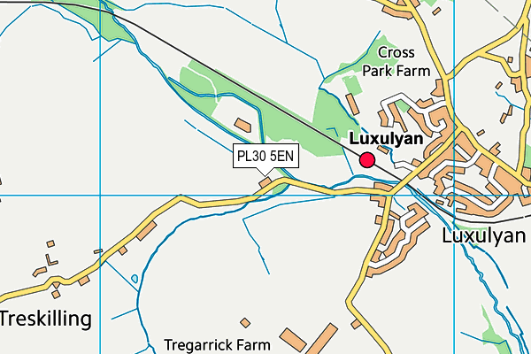 PL30 5EN map - OS VectorMap District (Ordnance Survey)