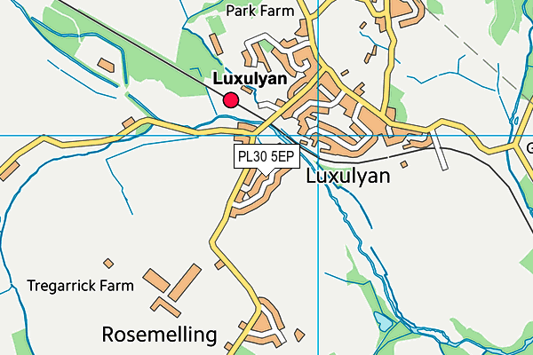 PL30 5EP map - OS VectorMap District (Ordnance Survey)