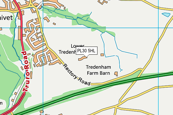 PL30 5HL map - OS VectorMap District (Ordnance Survey)