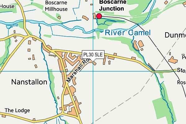 PL30 5LE map - OS VectorMap District (Ordnance Survey)