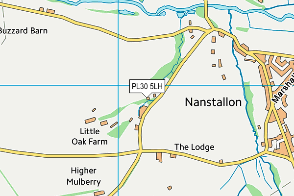 PL30 5LH map - OS VectorMap District (Ordnance Survey)