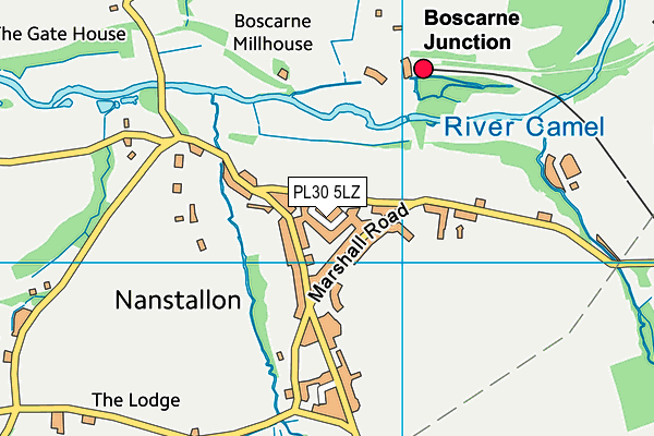 PL30 5LZ map - OS VectorMap District (Ordnance Survey)