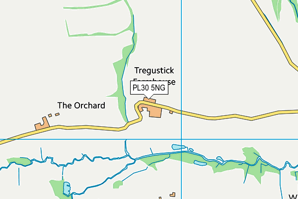 PL30 5NG map - OS VectorMap District (Ordnance Survey)