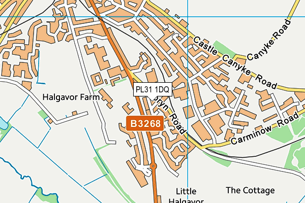 Map of ROOFING CORNWALL LTD at district scale