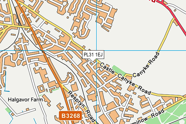 PL31 1EJ map - OS VectorMap District (Ordnance Survey)