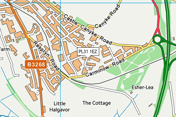 Map of CORNWALL SCOOTER CENTRE LTD at district scale