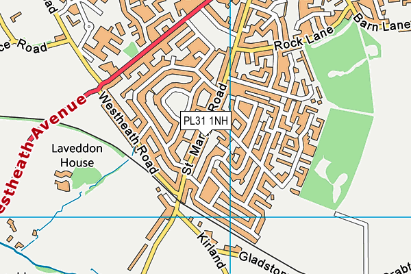 PL31 1NH map - OS VectorMap District (Ordnance Survey)