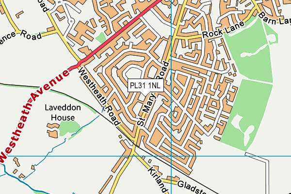 PL31 1NL map - OS VectorMap District (Ordnance Survey)