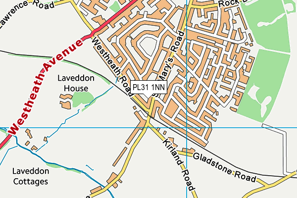 PL31 1NN map - OS VectorMap District (Ordnance Survey)