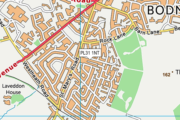 PL31 1NT map - OS VectorMap District (Ordnance Survey)