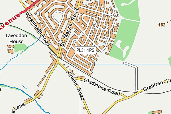 Map of BPM CORNWALL LIMITED at district scale