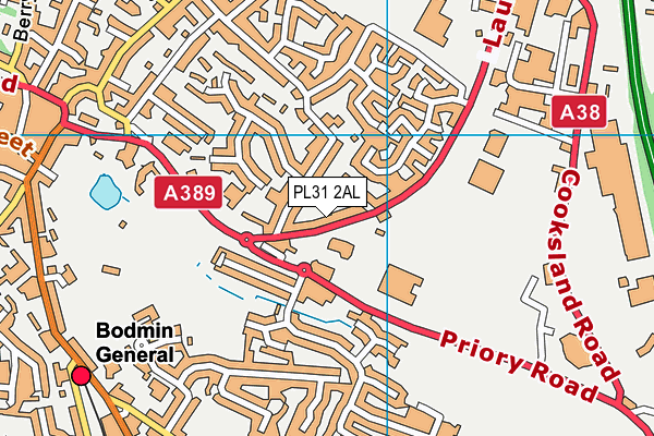 PL31 2AL map - OS VectorMap District (Ordnance Survey)