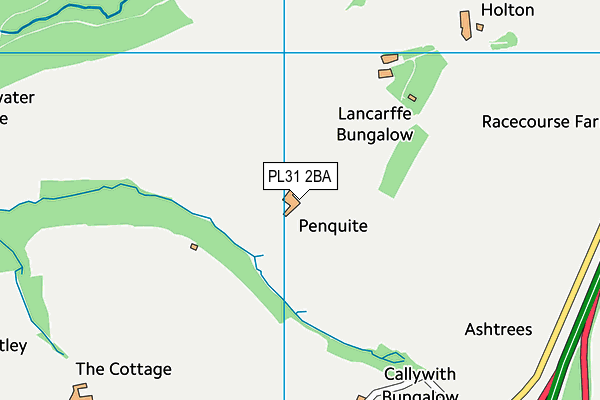 PL31 2BA map - OS VectorMap District (Ordnance Survey)