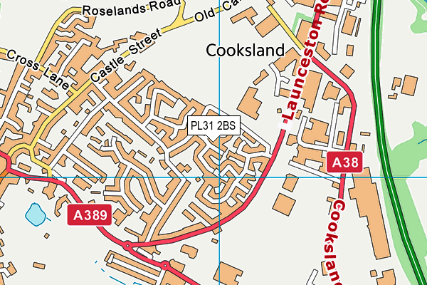 PL31 2BS map - OS VectorMap District (Ordnance Survey)