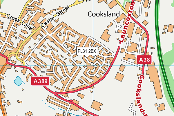 PL31 2BX map - OS VectorMap District (Ordnance Survey)