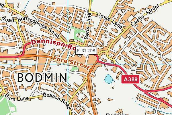 Map of BODMIN WONG LIMITED at district scale