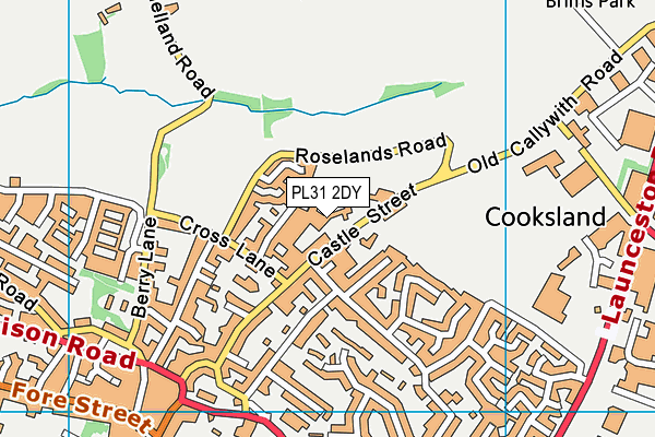 Map of 23 TOLCARNE ROAD LIMITED at district scale