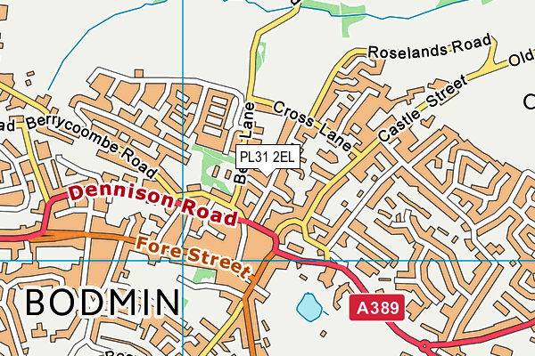 PL31 2EL map - OS VectorMap District (Ordnance Survey)