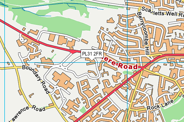 PL31 2FR map - OS VectorMap District (Ordnance Survey)