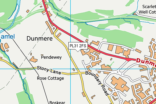 PL31 2FS map - OS VectorMap District (Ordnance Survey)