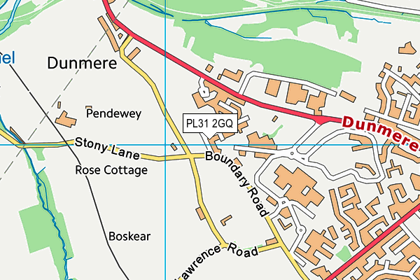 PL31 2GQ map - OS VectorMap District (Ordnance Survey)