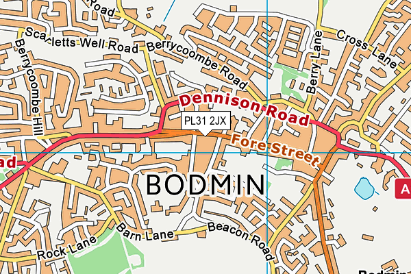 Map of INTOBODMIN CIC at district scale