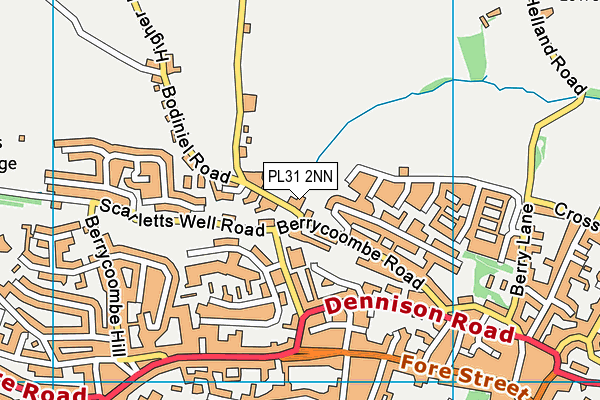 PL31 2NN map - OS VectorMap District (Ordnance Survey)