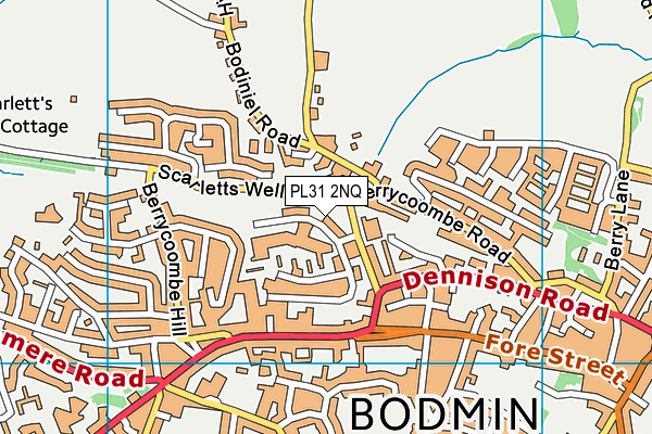 PL31 2NQ map - OS VectorMap District (Ordnance Survey)