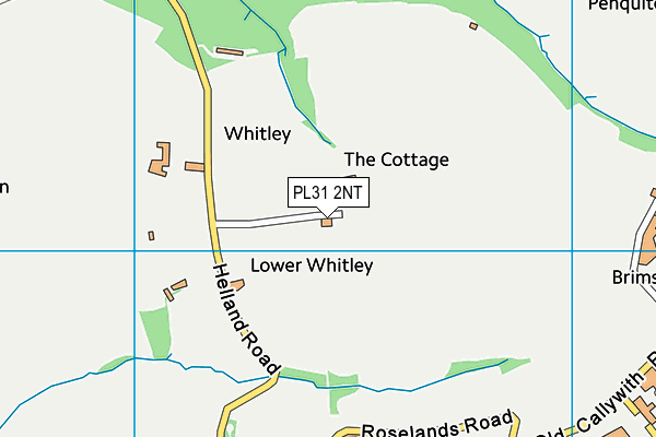 PL31 2NT map - OS VectorMap District (Ordnance Survey)