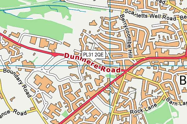 PL31 2QE map - OS VectorMap District (Ordnance Survey)