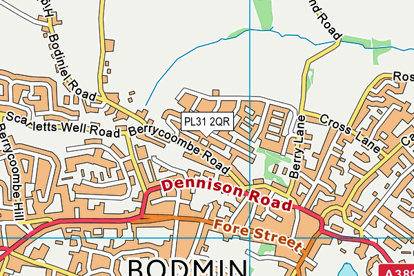 PL31 2QR map - OS VectorMap District (Ordnance Survey)