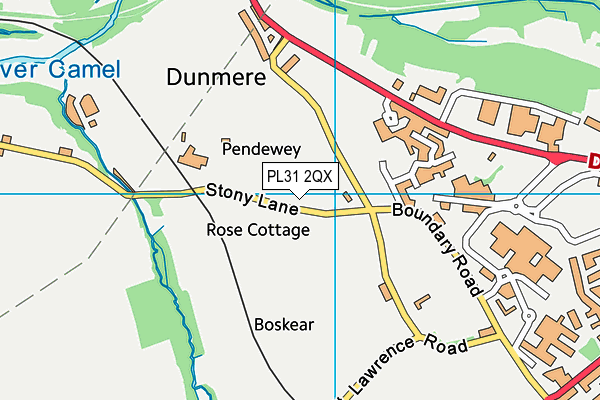 PL31 2QX map - OS VectorMap District (Ordnance Survey)