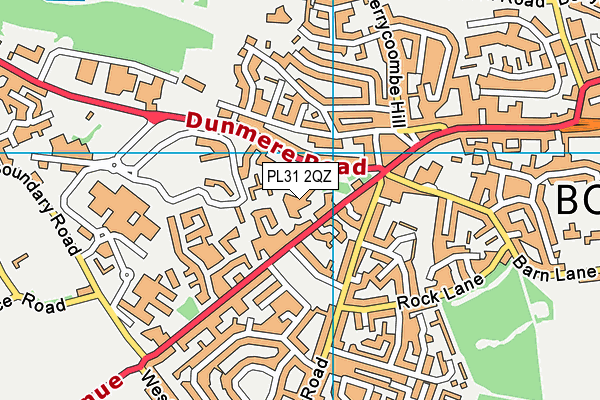 PL31 2QZ map - OS VectorMap District (Ordnance Survey)