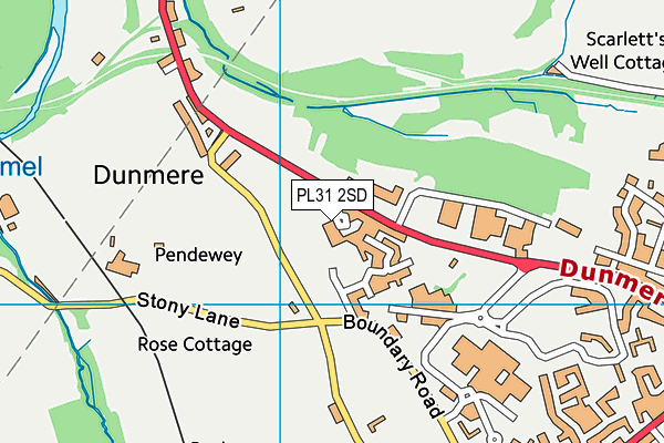 PL31 2SD map - OS VectorMap District (Ordnance Survey)