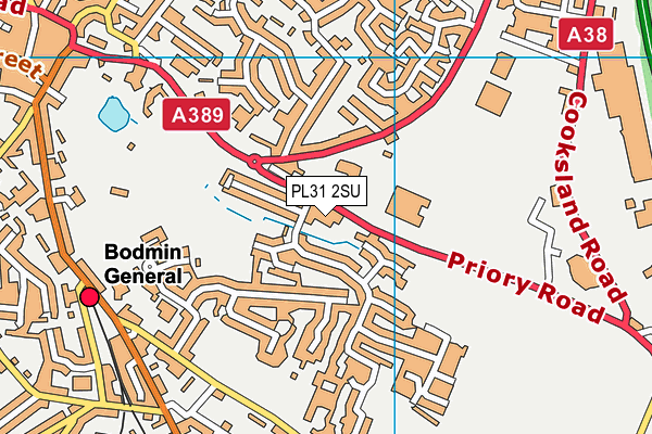 PL31 2SU map - OS VectorMap District (Ordnance Survey)