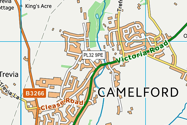 PL32 9PE map - OS VectorMap District (Ordnance Survey)