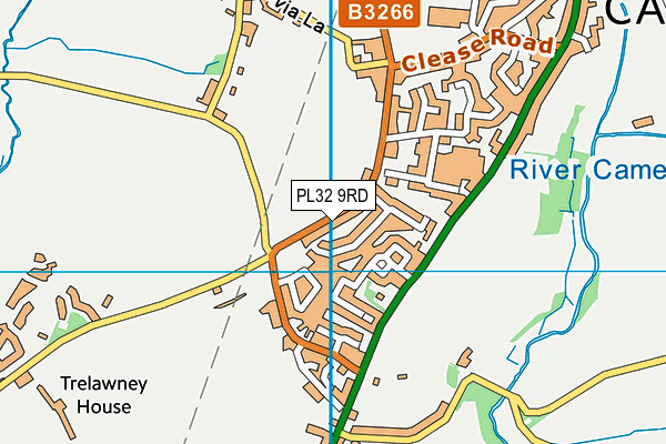 PL32 9RD map - OS VectorMap District (Ordnance Survey)