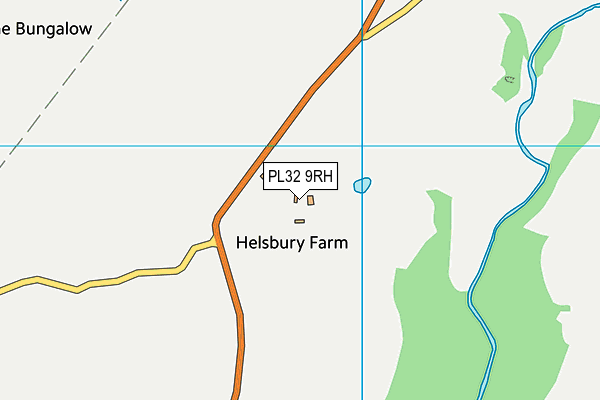 PL32 9RH map - OS VectorMap District (Ordnance Survey)