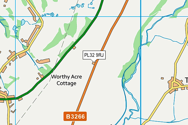 PL32 9RJ map - OS VectorMap District (Ordnance Survey)