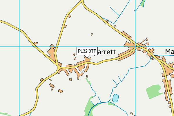 PL32 9TF map - OS VectorMap District (Ordnance Survey)