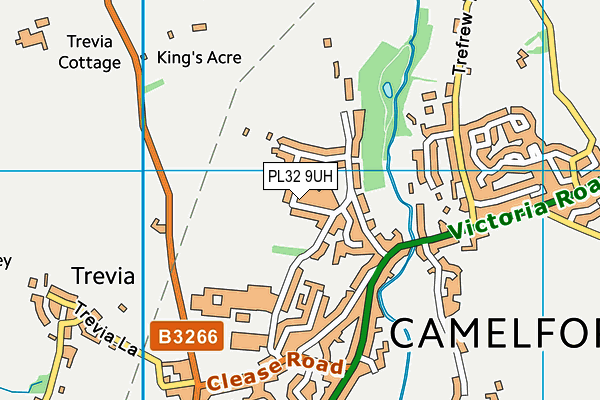 PL32 9UH map - OS VectorMap District (Ordnance Survey)