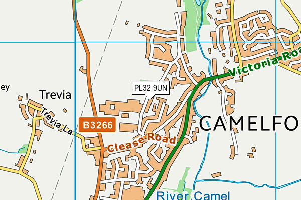 PL32 9UN map - OS VectorMap District (Ordnance Survey)