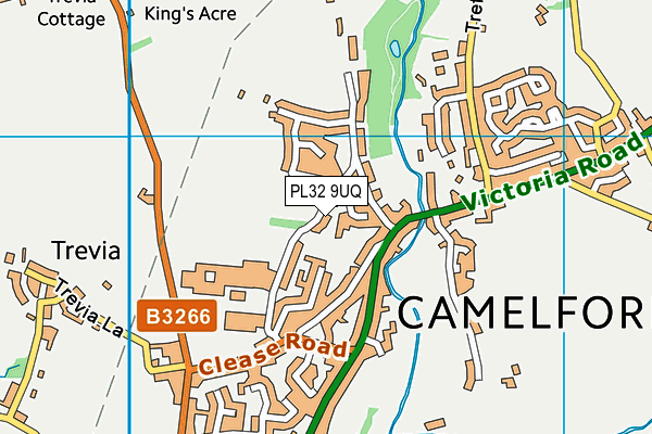 PL32 9UQ map - OS VectorMap District (Ordnance Survey)